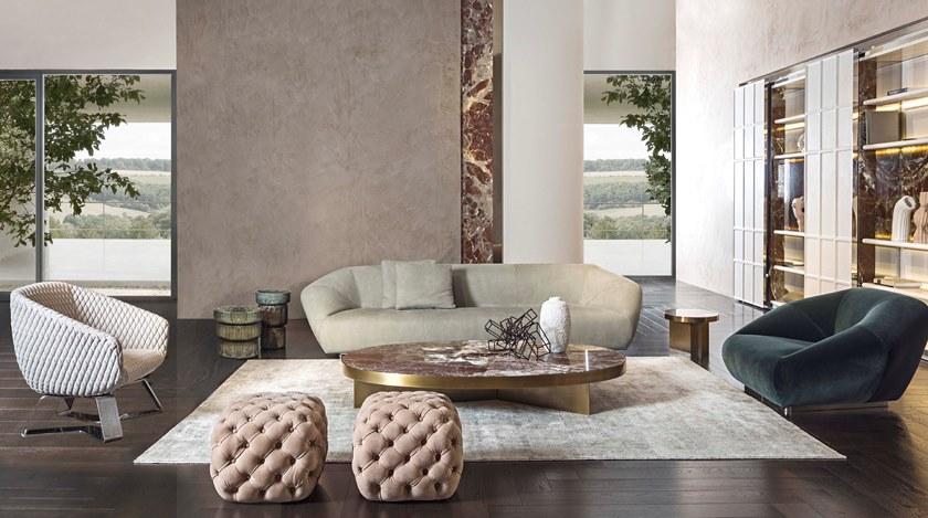 HESSENTIA | Cornelio Cappellini Кресло из ткани Bloom Santreyd sun-id-1420564 - Вид №2