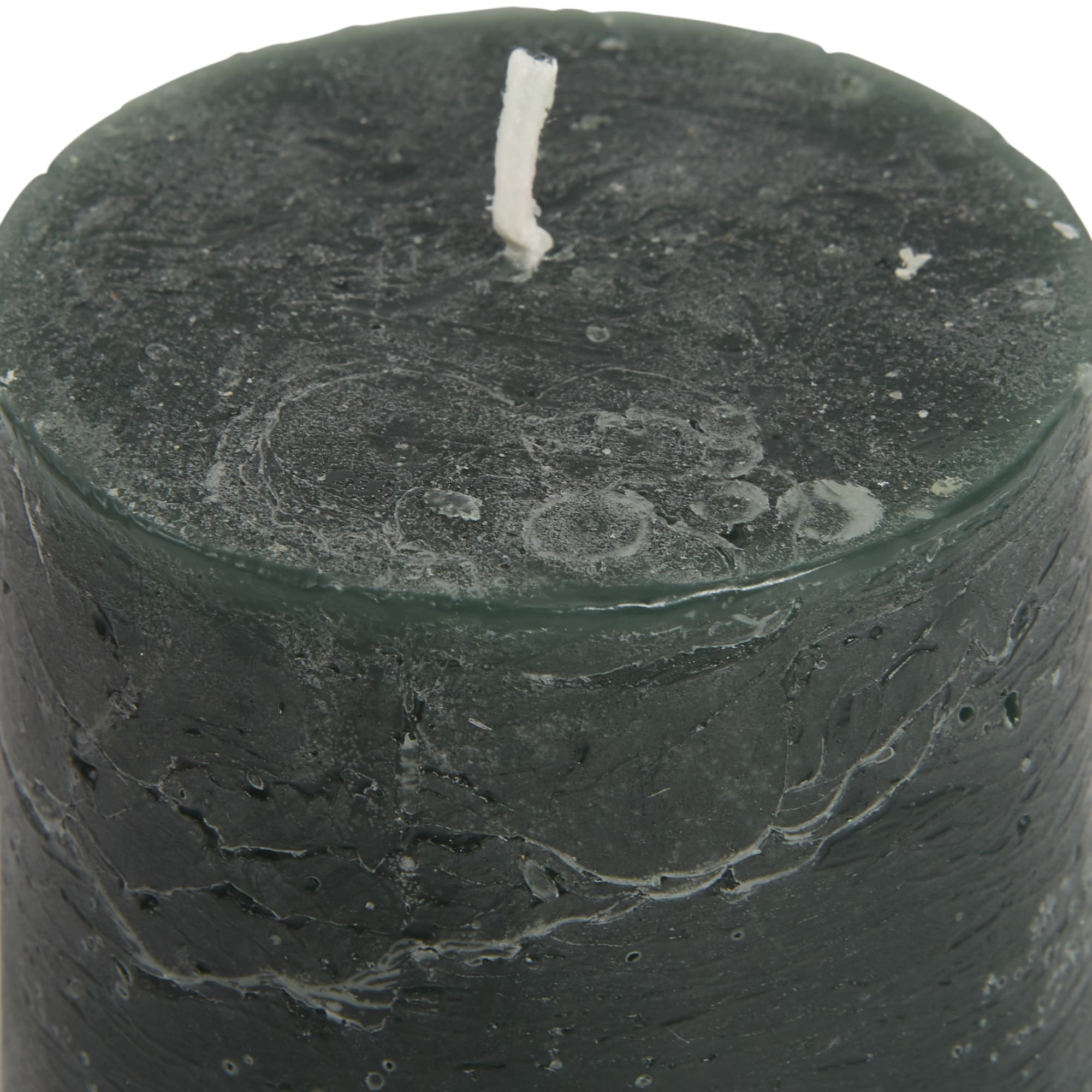 82407014 Свеча-столбик «Рустик» 7x8 см, цвет тёмно-зелёный Santreyd  - Вид №1