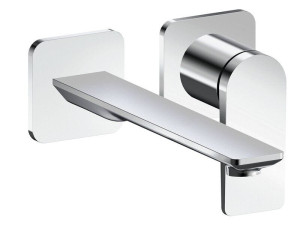 Настенный смеситель для раковины с 2 отверстиями