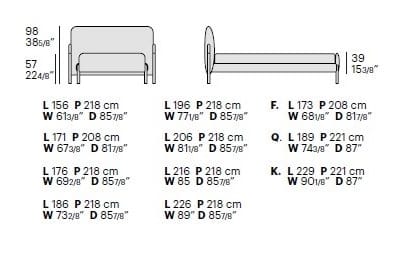 Односпальная кровать с мягким изголовьем Bolzan флаг ARCH-00116912 - Вид №6