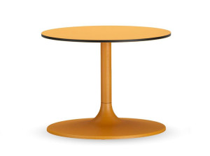 Круглый стальной журнальный столик