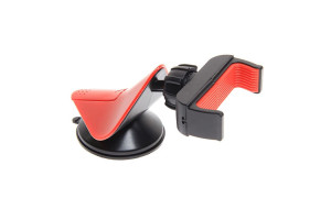 16243679 Держатель телефона на стекло и панель приборов BLACK/RED 360 40-90 мм PH-6020 Автостоп