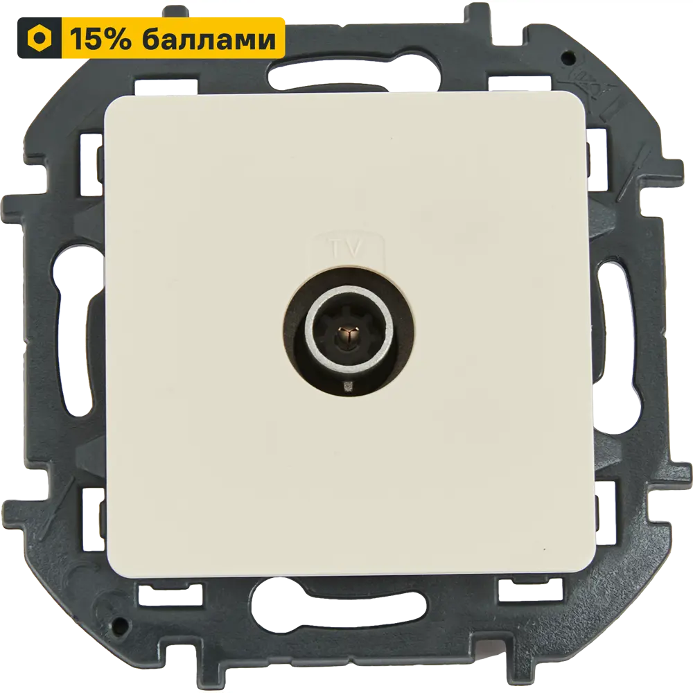 LEXMAN Lilian - Телевизионная розетка для скрытого монтажа в цвете слоновая кости 86761395