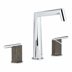 G3U-2151 НЕ РЕКОМЕНДУЕТСЯ ИСПОЛЬЗОВАТЬ смеситель на 3 отверстия с донным клапаном Thg-paris Montaigne marbre Leonardo Grey с рукоятками Хром