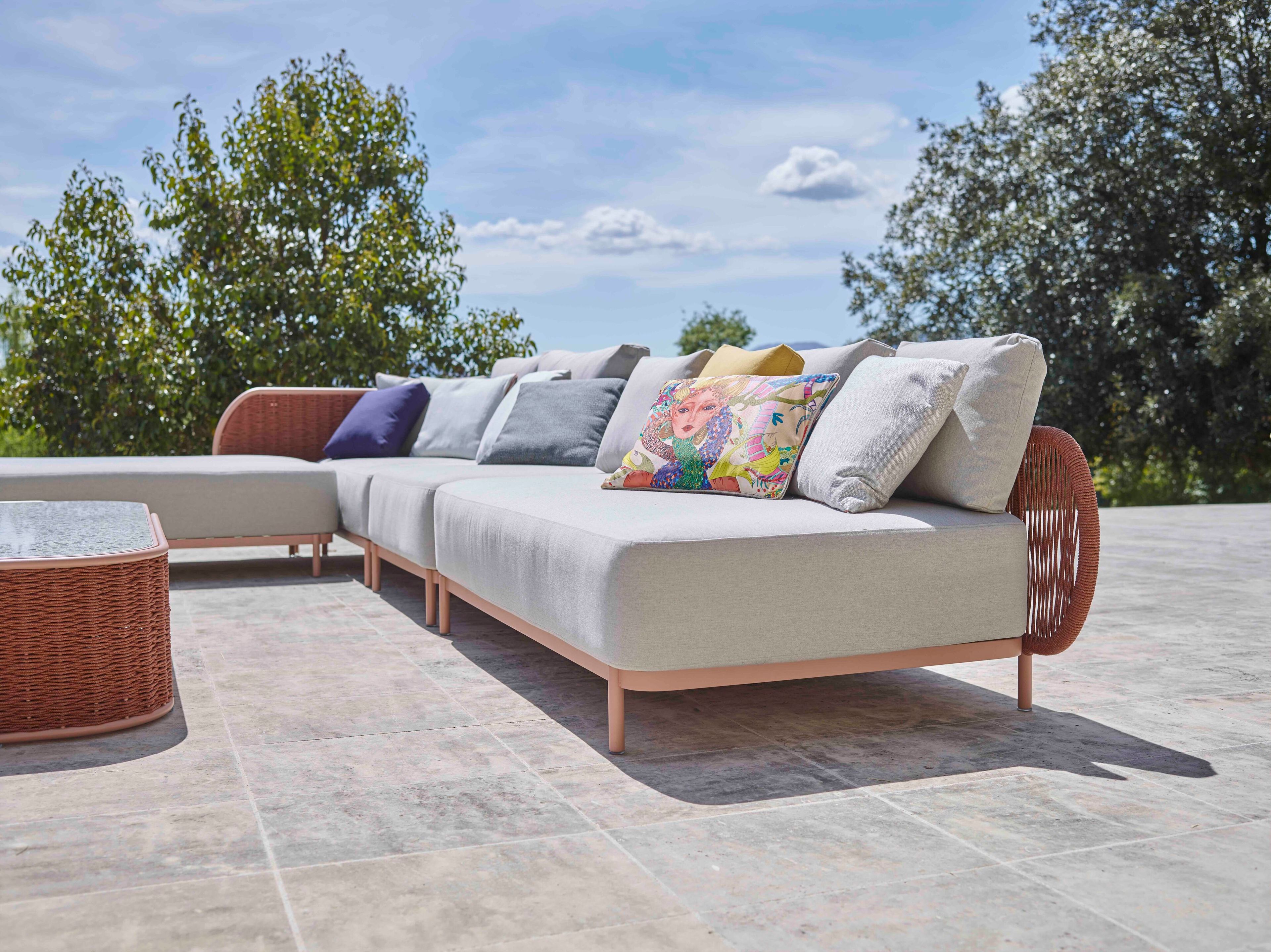 Садовое кресло из Sunbrella® и алюминия YAAZ Ova ARCH-00044894 - Вид №9