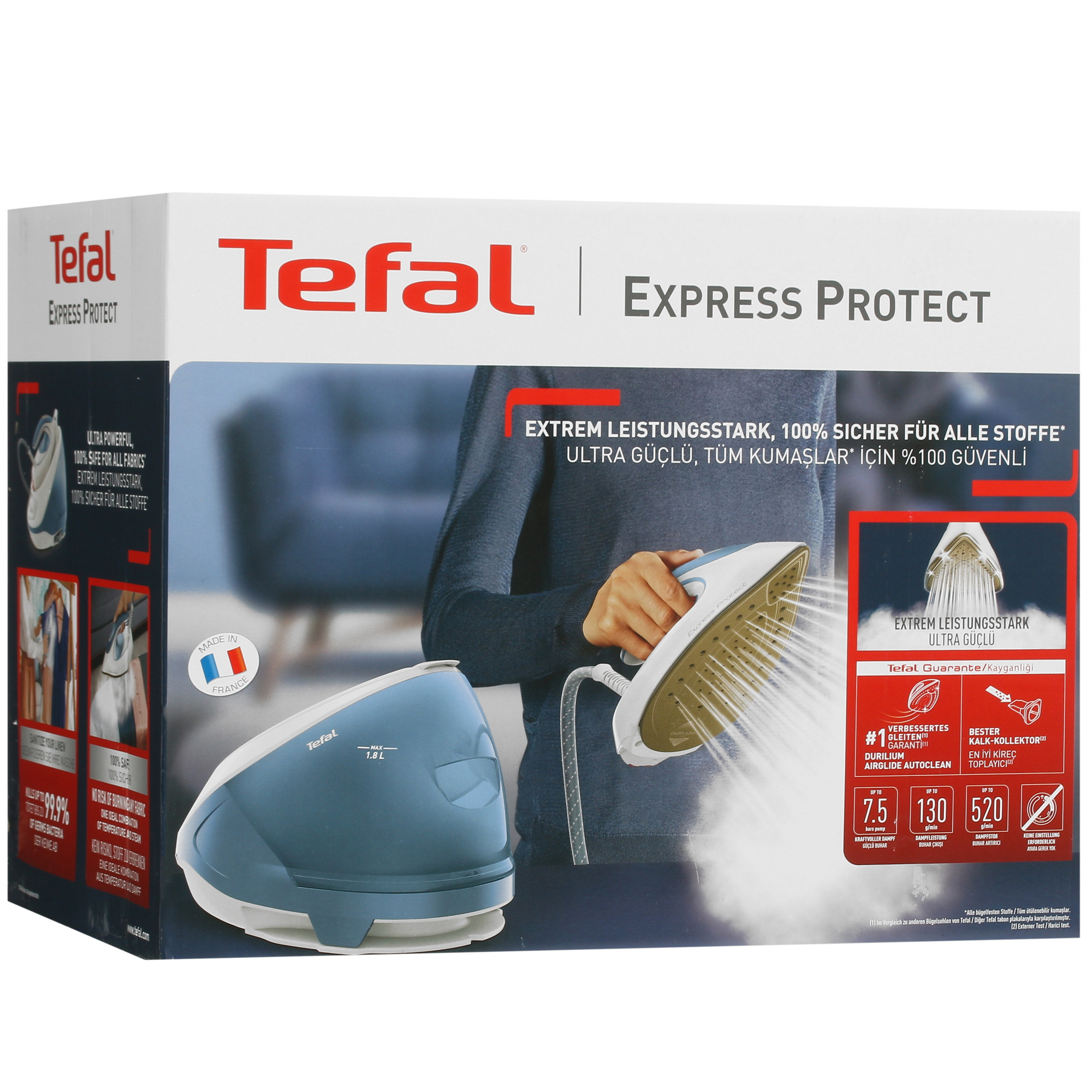 1651886 Парогенератор Tefal Express Protect SV9202E0 синий STDN-0015553 - Вид №11