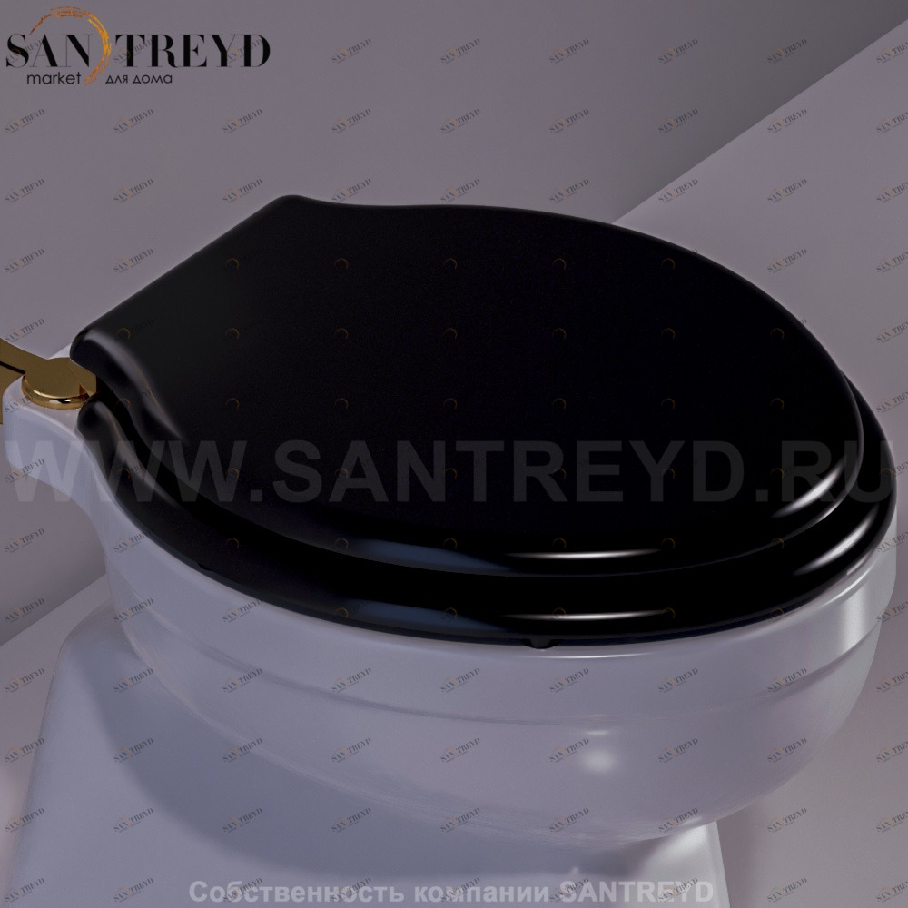 LO007D04NEROOR Крышка сиденье для унитаза Simas Londra