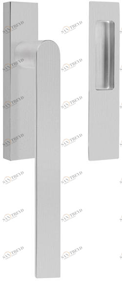 Formani Оконная ручка из нержавеющей стали на пластине Arc sun-id-1493911