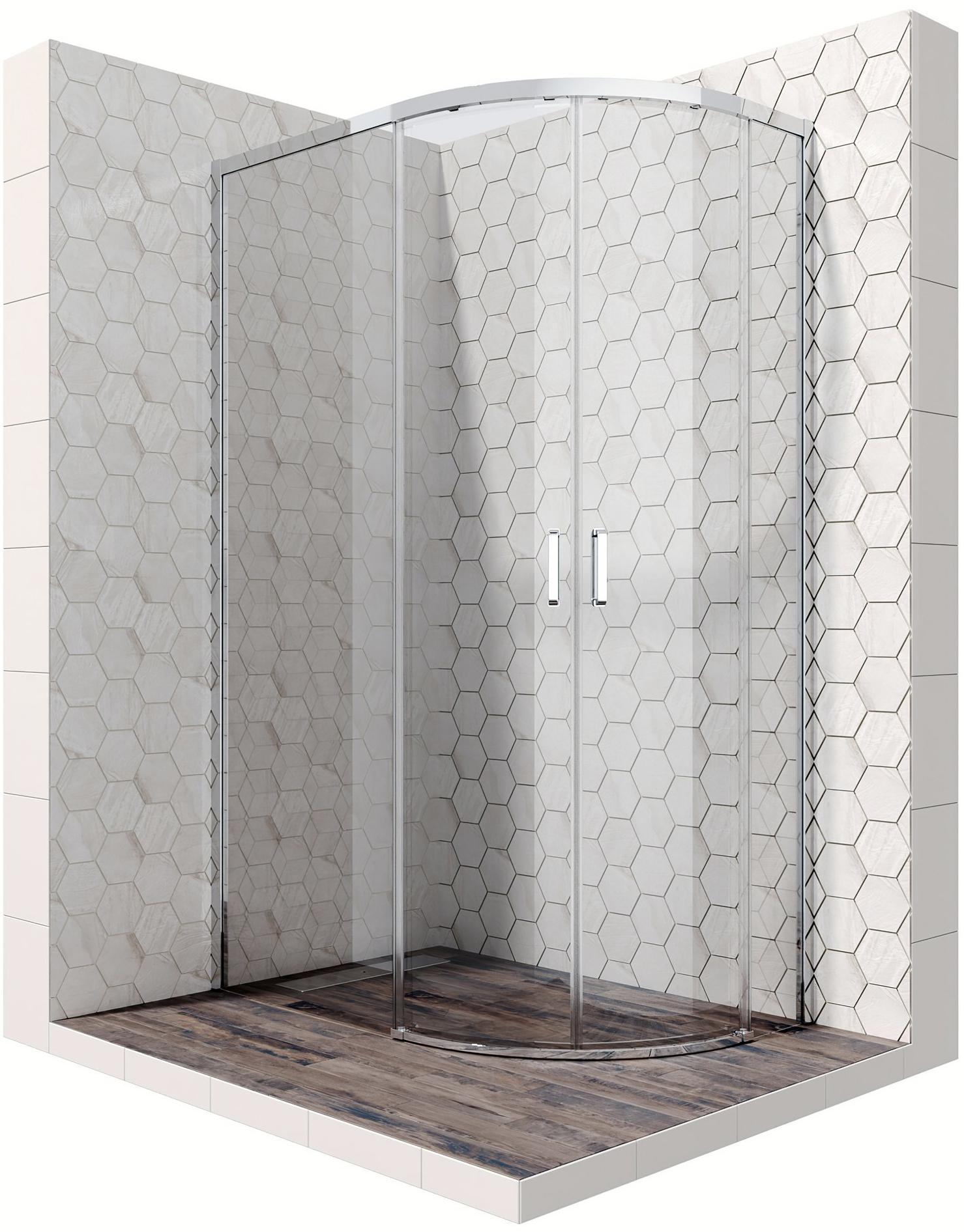 Душевое ограждение Ambassador Queen 11011103L (1200x800x2000), 2 места