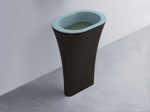 AMLA65-PL+AMPILO-MU+AMCOLO-LV Раковина Amedeo Ovale отдельностоящая cielo Enjoy + Amedeo