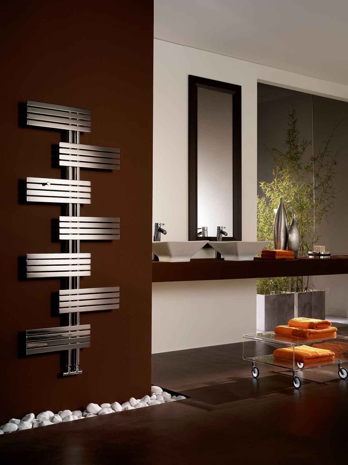 Настенный полотенцесушитель с горячей водой Cordivari Design Inox Style ARCH-00121160 - Вид №1