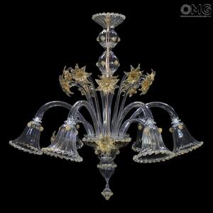 1130 ORIGINALMURANOGLASS Люстра Кувшинка - Флорал - муранское стекло OMG  см