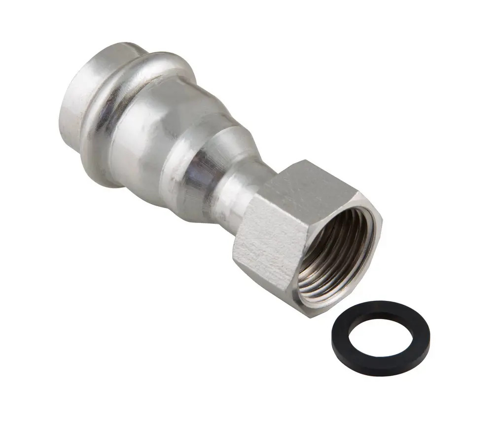 91030850 Муфта комбинированная Zeissler 1/2"x15 мм ВР-ВПр нержавеющая сталь ZTI.508.001504 STLM-0803482