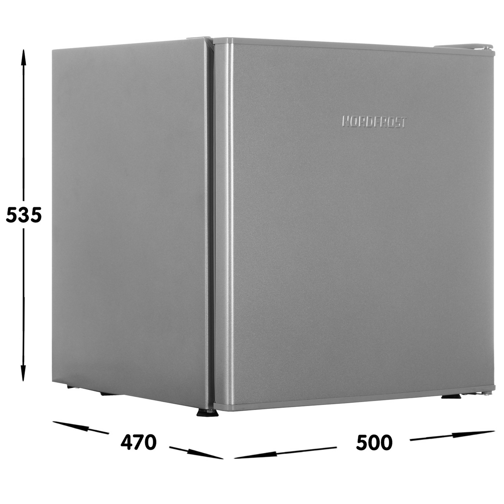 9056375 Холодильник компактный   Nordfrost NR 402 S серебристый STDN-0041409 - Вид №7