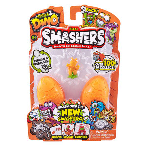7437 Smashers Дино-сюрприз в яйце, 3 шт Zuru Smashers