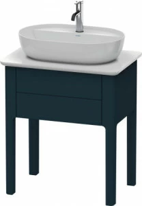 LU956009898 Luv Тумбочка для консоли напольная Темно-синий шелковисто-матовый лак