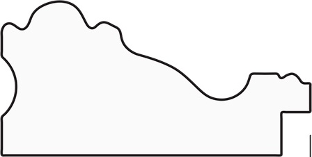 BY 3111 Зеркало в багетной раме - версаль бронза 64 mm EVOFORM Definite - Вид №4
