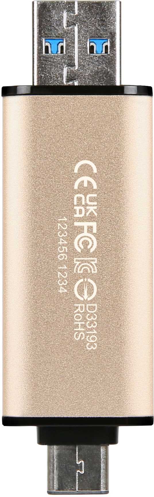 TS256GJF930C 256gb jetflash 930c usb 3.2 otg type c high speed Transcend Santreyd  - Вид №1