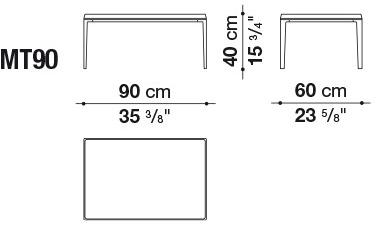 B&B Italia Прямоугольный журнальный столик из массива дерева Michel sun-id-1471965 - Вид №12