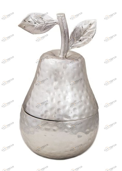Декор ГРУША большая UNICO  255459 Серый;серебро 
