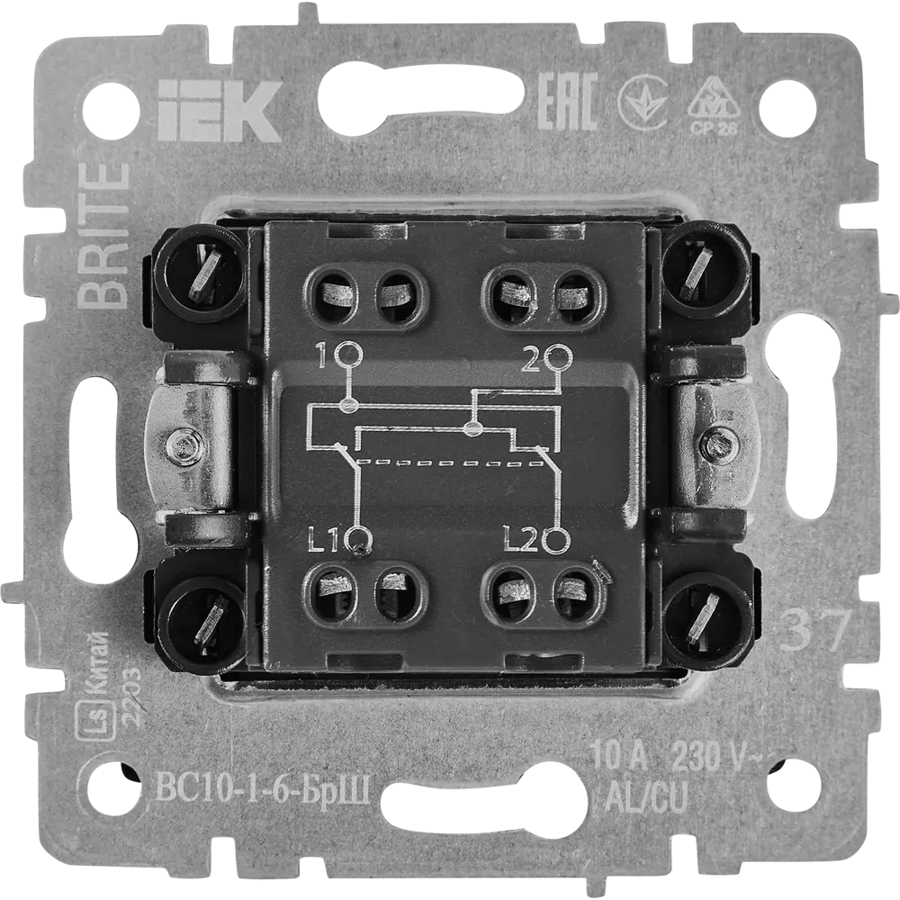 Перекрестный выключатель IEK Brite для многоточечного управления светом 87761693 STLM-1117898 - Вид №2