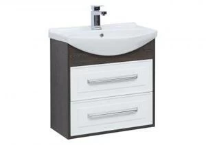 Тумба с раковиной Aquanet Остин 65 дуб кантербери/белый