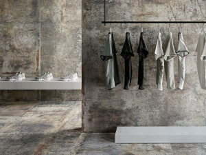 Пол / керамогранит с эффектом цемента