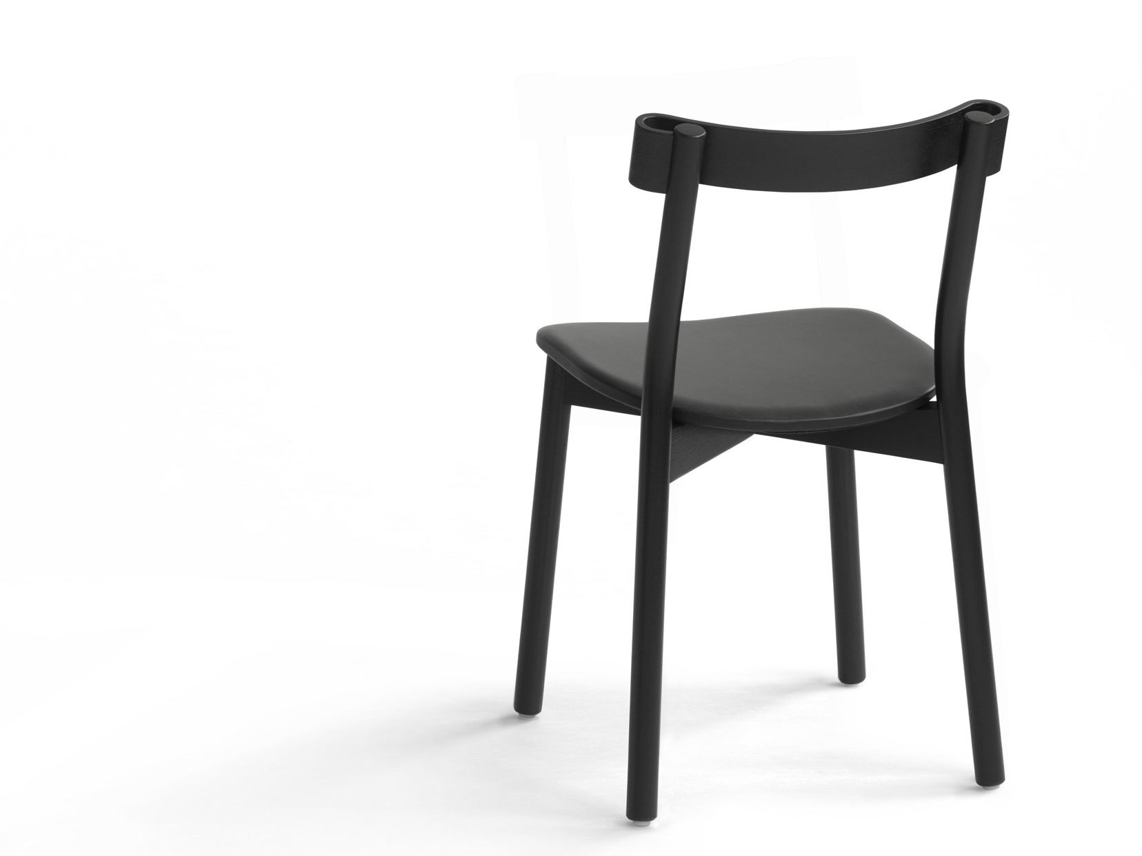 Стул из массива дерева с мягким сиденьем Bla Station натюрморт ARCH-00077540 - Вид №3