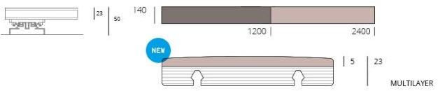 Listone Giordano Профнастил во фрассино Decking sun-id-1505785 - Вид №3