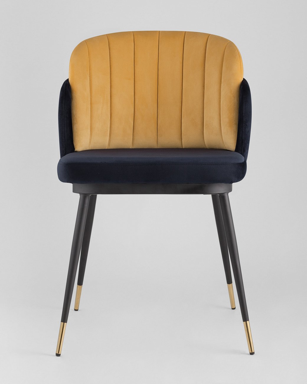 Стул со спинкой синий "Пенелопа" STOOL GROUP ДИЗАЙНЕРСКИЕ, ИНТЕРЬЕРНЫЕ 00-3946262 Желтый;синий  - Вид №2