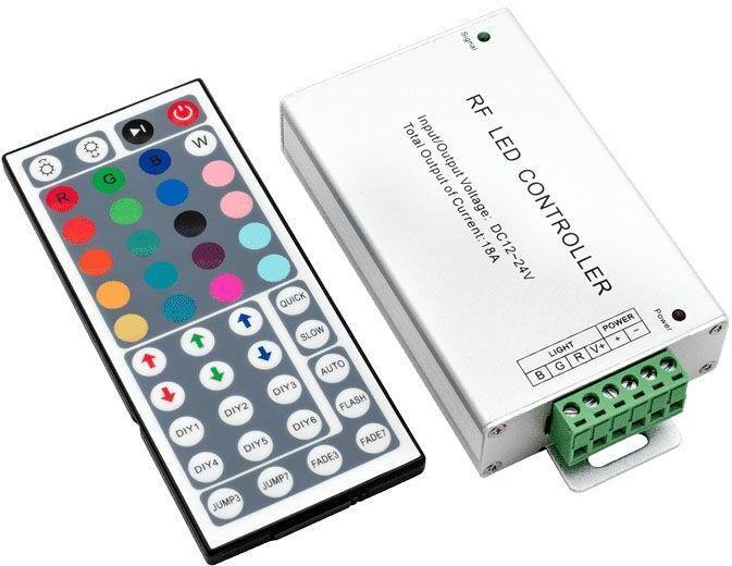 000933 Контроллер RGB для светодиодной ленты RF-RGB-44-18A SWG RF RGB