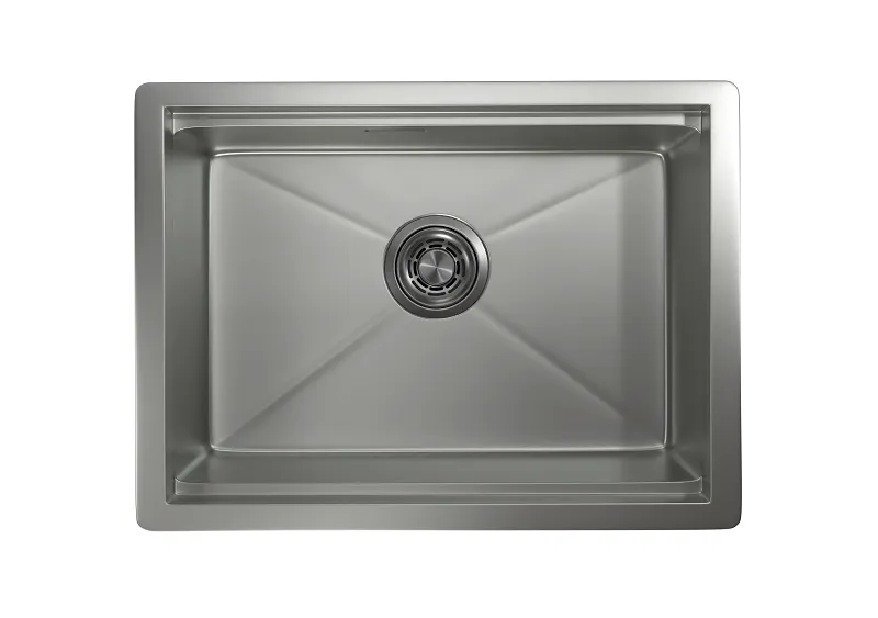 KS-6045U, СТАЛЬ МАТОВАЯ , стальная кухонная мойка KITCHEN SPACE GRANULA 6045U-ST350 - Вид №2