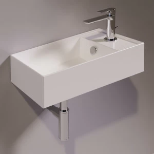 AG50BIANCO Подвесная раковина настенная прямоугольная Simas Agile белая