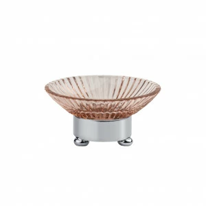 FS10P-601P FS10P-601P Мыльница круглая РАЗМЕР КРИСТАЛЛА «ТРОСТЬ Cristal & Bronze CRISTAL TAILLE “CANNELÉ” LISSE