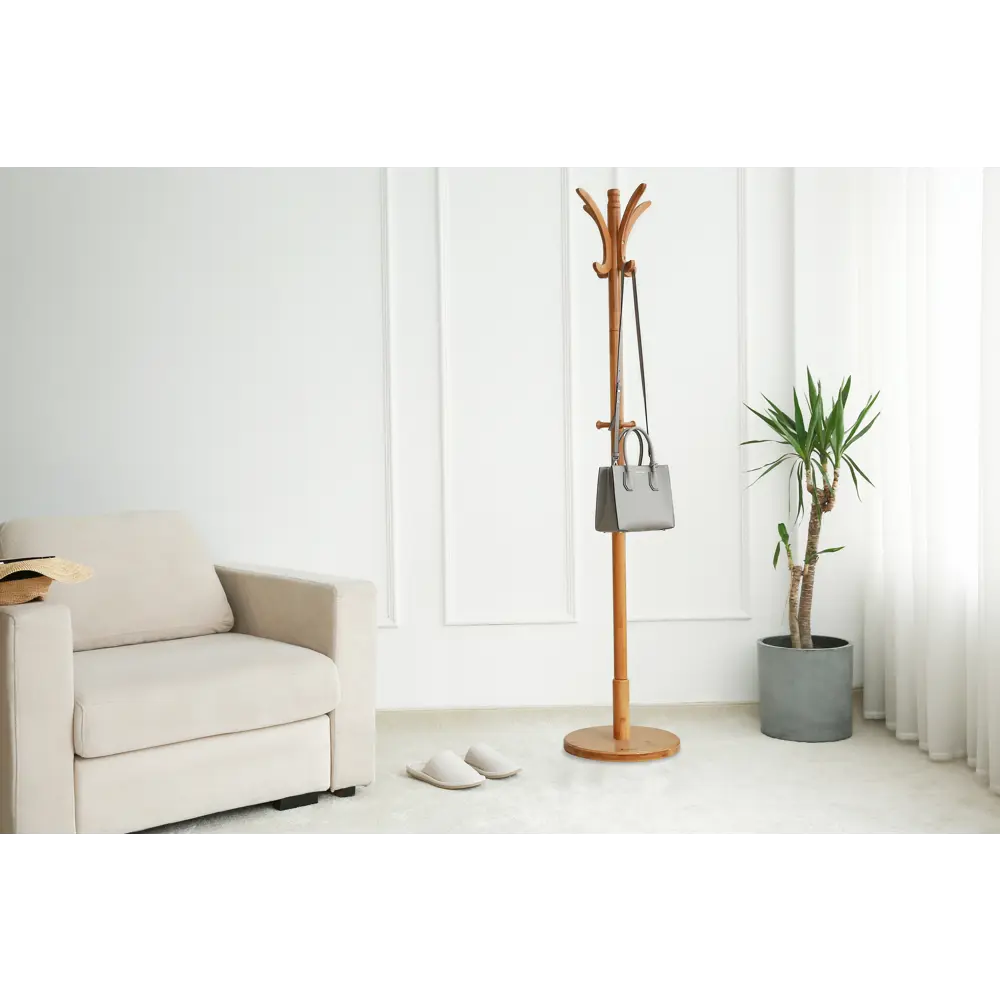 Вешалка напольная VIDAGE Цей - деревянная стойка для гардероба 89065821 VJZYA527 STLM-1077081 - Вид №1