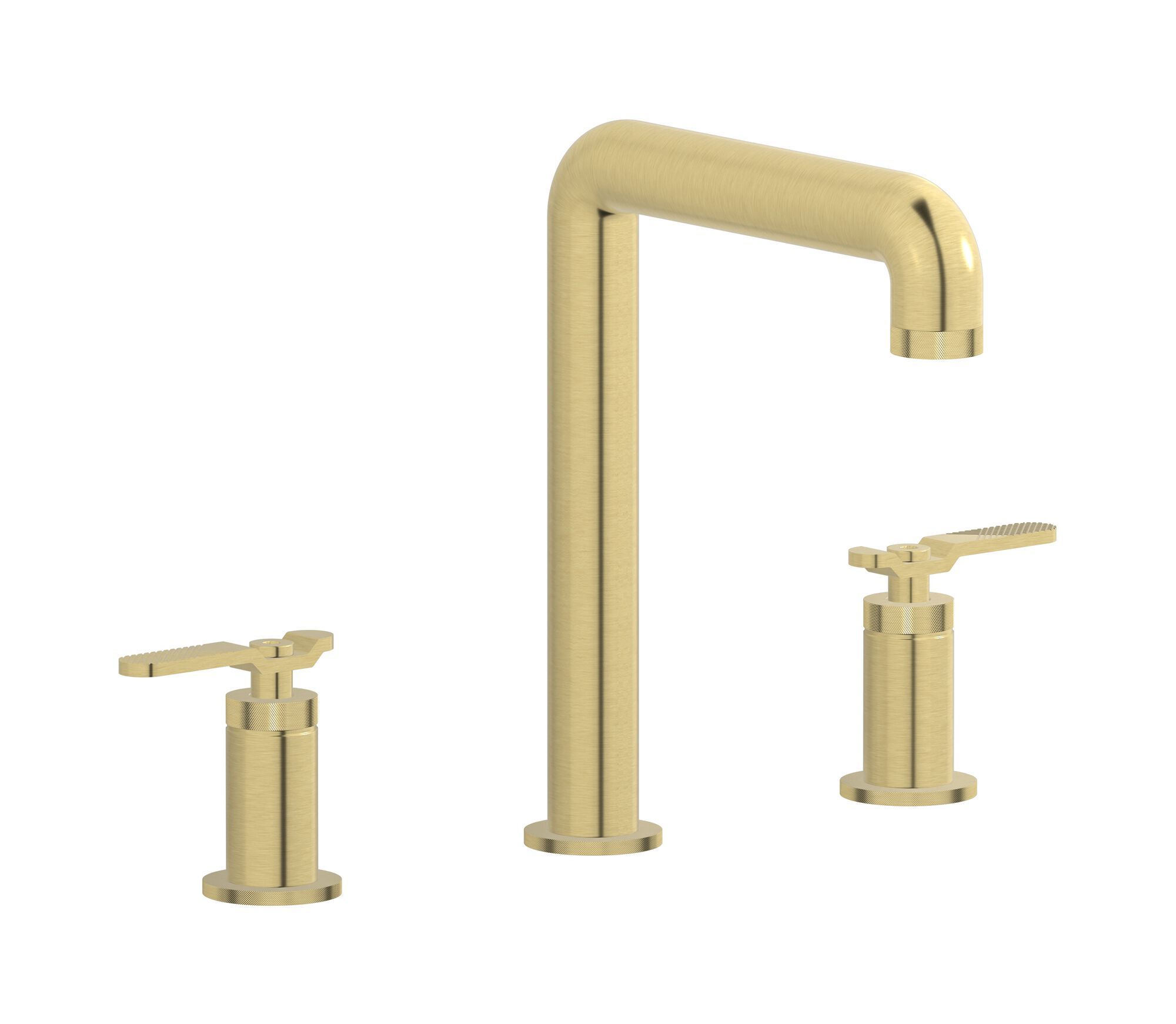 Смеситель для раковины с 3 отверстиями для пола с автоматическим сливом IB Bold ARCH-00122073 - Вид №6