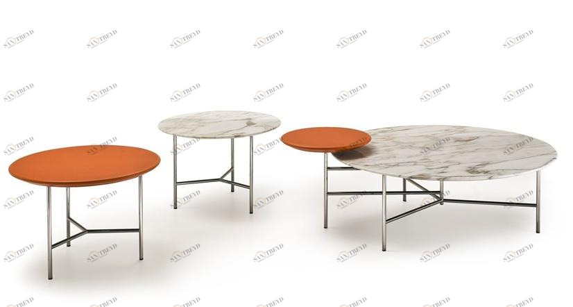 i 4 Mariani Низкий мраморный журнальный столик в современном стиле для гостиной Twibe sun-id-1488363
