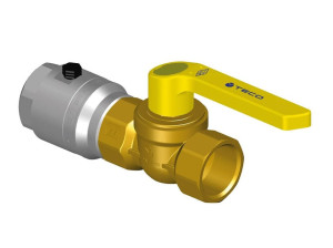 Прямой клапан с резьбой F / F с FIREBAG®