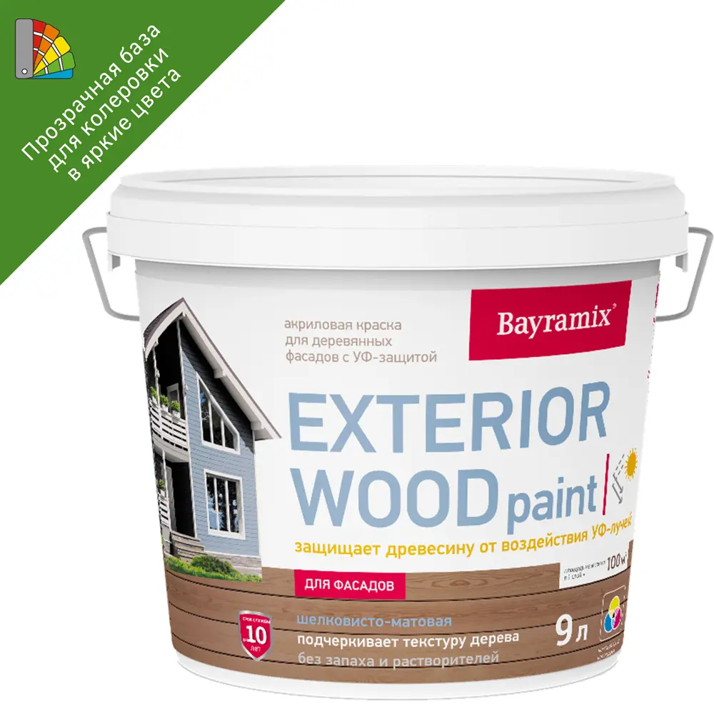 Bayramix Exterior Wood - защитная краска для дерева с колеровкой 89343318 STLM-0856614