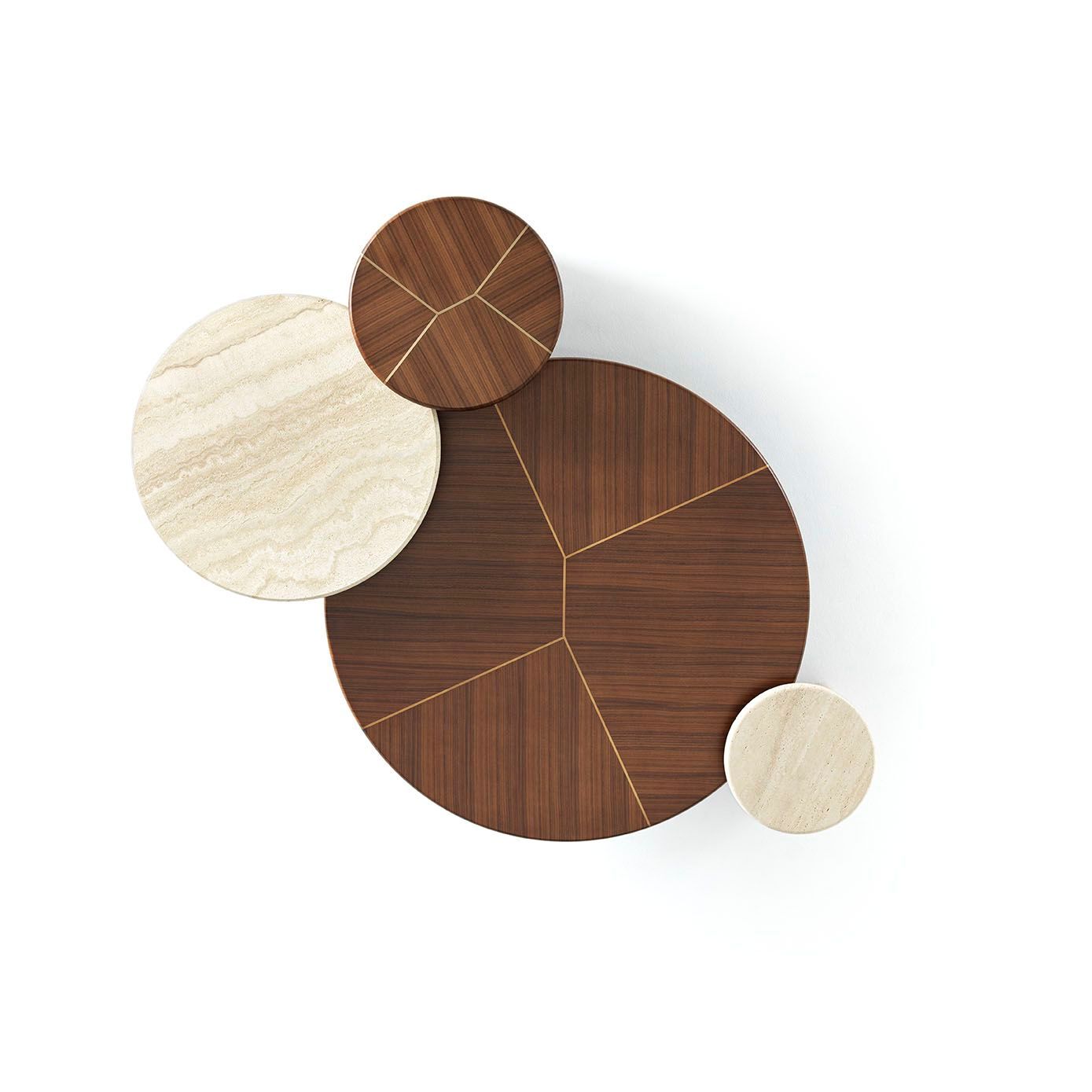 Травертин круглый журнальный столик CEPPI коллекция 2024 ARCH-00122197 - Вид №2