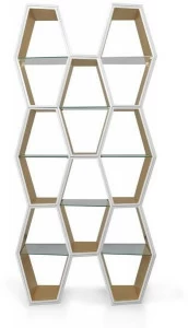 Jetclass Открытый лакированный книжный шкаф Houdi Jhd212a