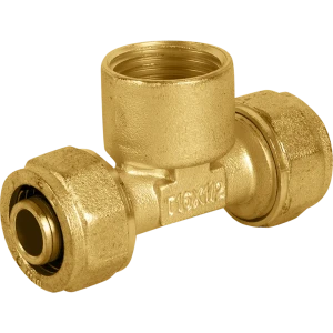 Тройник AQUABEAM 16×1/2" для труб PEX и металлопластика 82275220