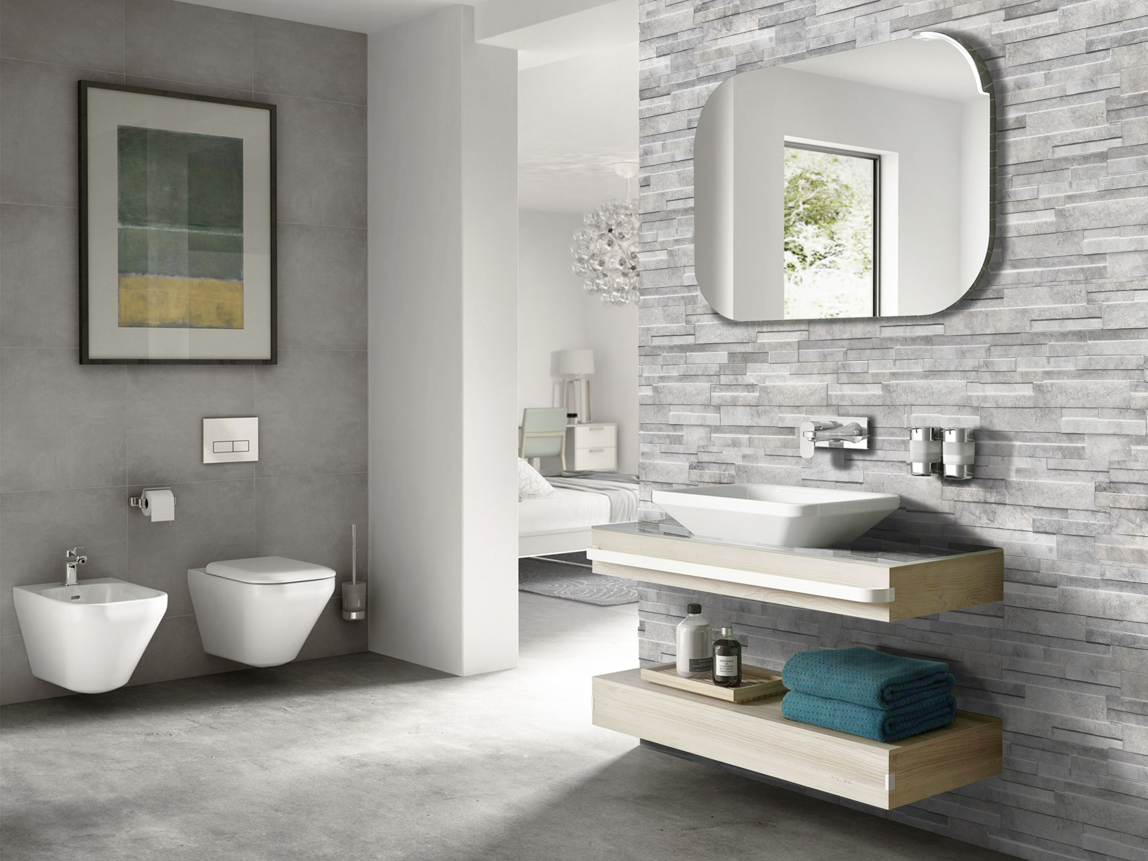 Керамогранит с эффектом камня KERADOM QUARZO ARCH-00146857 - Вид №9