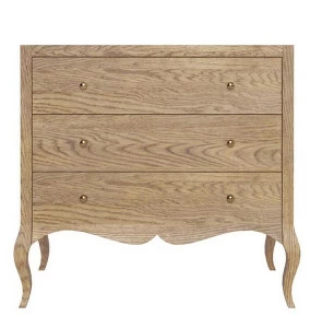 Комод деревянный с 3 ящиками Villagio FURNITERA ДИЗАЙНЕРСКИЕ 120326 Бежевый;дуб сонома