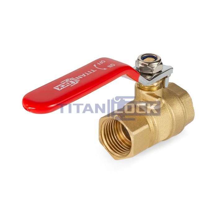 1,25in, шаровый кран, резьба BSP, латунь TL125BVBR TITAN LOCK  - Вид №3