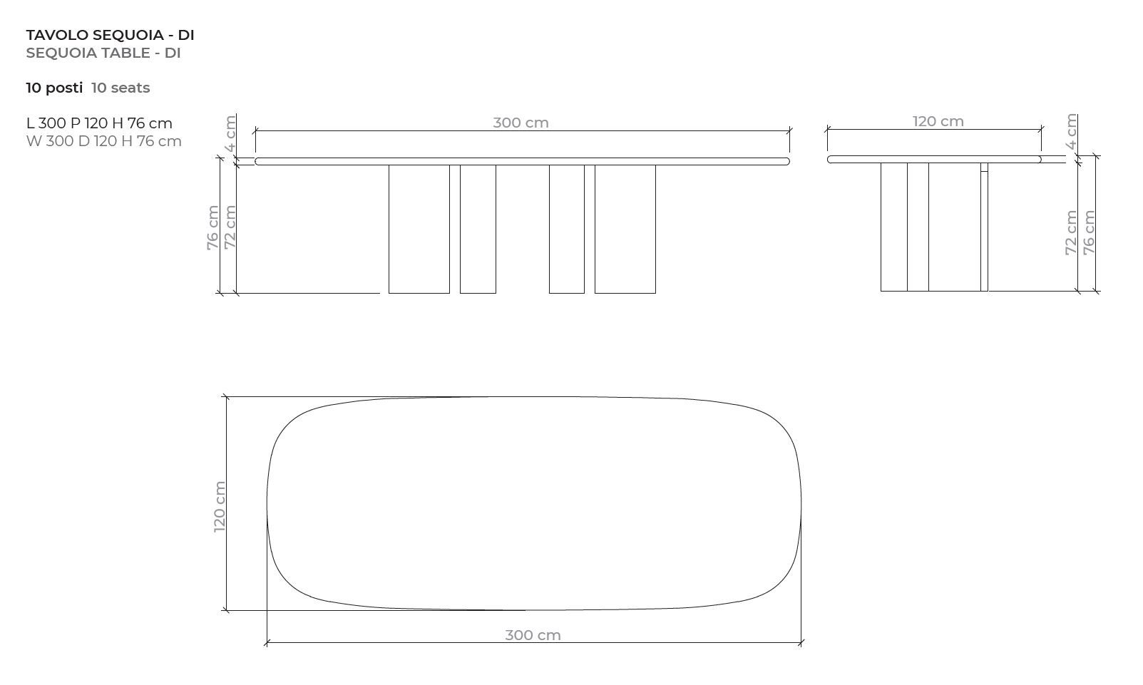 Стол из орехового дерева Morica Design Высокая мода ARCH-00101807 - Вид №6