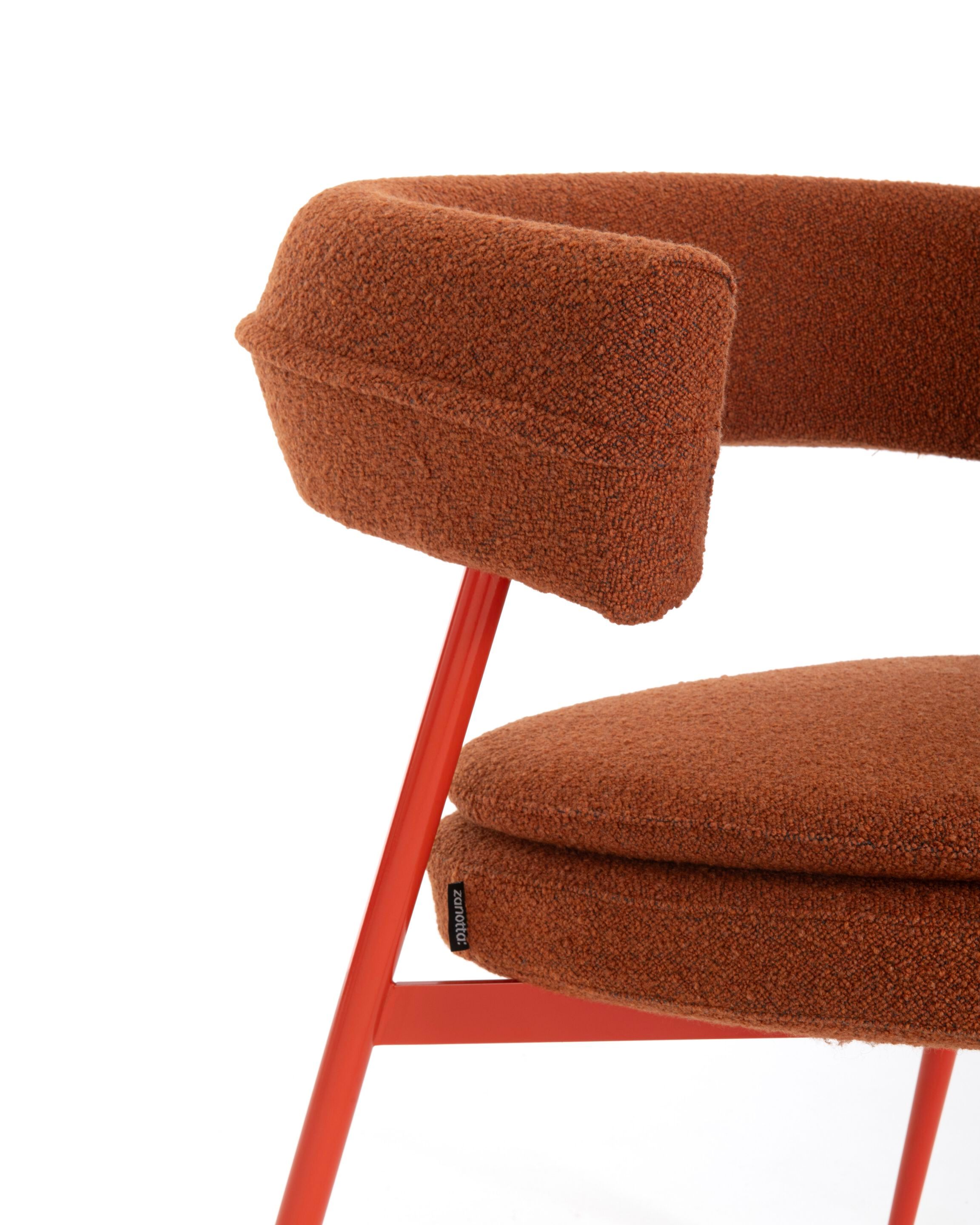 Мягкий тканевый стул с подлокотниками Zanotta Nena ARCH-00004119 - Вид №1