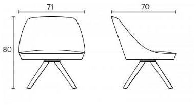ENEA Кресло на жердочке обитое дубом Kaiak sun-id-1457398 - Вид №5