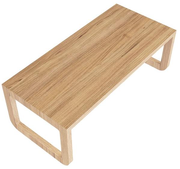 ODESD2 Прямоугольный стол из фанерованной древесины для ПК T sun-id-1481811 - Вид №3