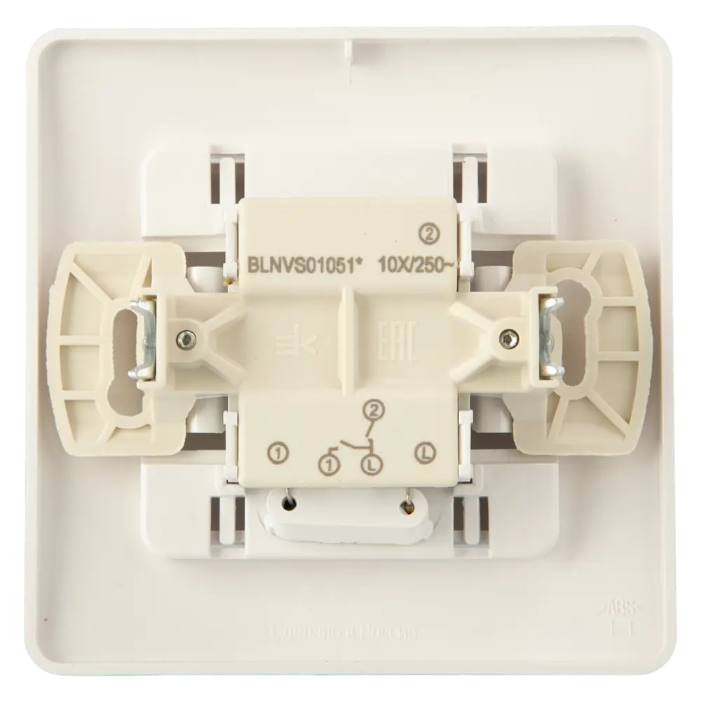 Выключатель встраиваемый Systeme Electric Blanca 2 клавиши с подсветкой цвет белый STLM-2147989 - Вид №2